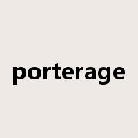 porterage是什么意思