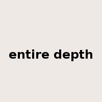 entire depth是什么意思