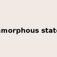 amorphous state是什么意思