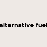 alternative fuel是什么意思