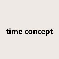 time concept是什么意思