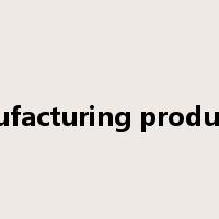 manufacturing production是什么意思