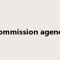 commission agency是什么意思