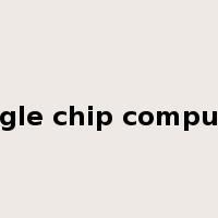 single chip computer是什么意思