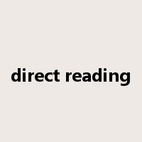 direct reading是什么意思