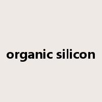 organic silicon是什么意思